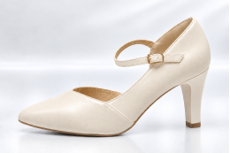 Ecrü gyöngyházfényű elegáns cipő Valéria Ecrü gyöngyházfényű elegáns cipő Valéria