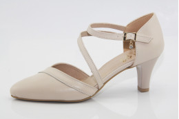 Alkalmi cipő púder színű Nadia