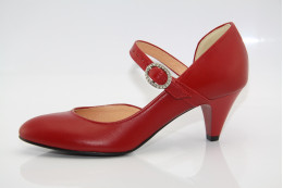 Piros menyecske cipő Zoey