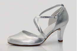 Ezüst alkalmi cipő Lady Art