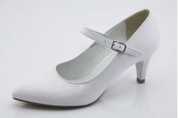 Fehér esküvői menyasszonyi cipő Ilien