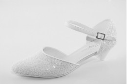 Fehér menyasszonyi cipő Cheryl