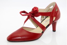 Piros menyecske cipő Ines