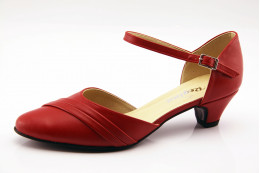 Menyecske cipő piros Honey